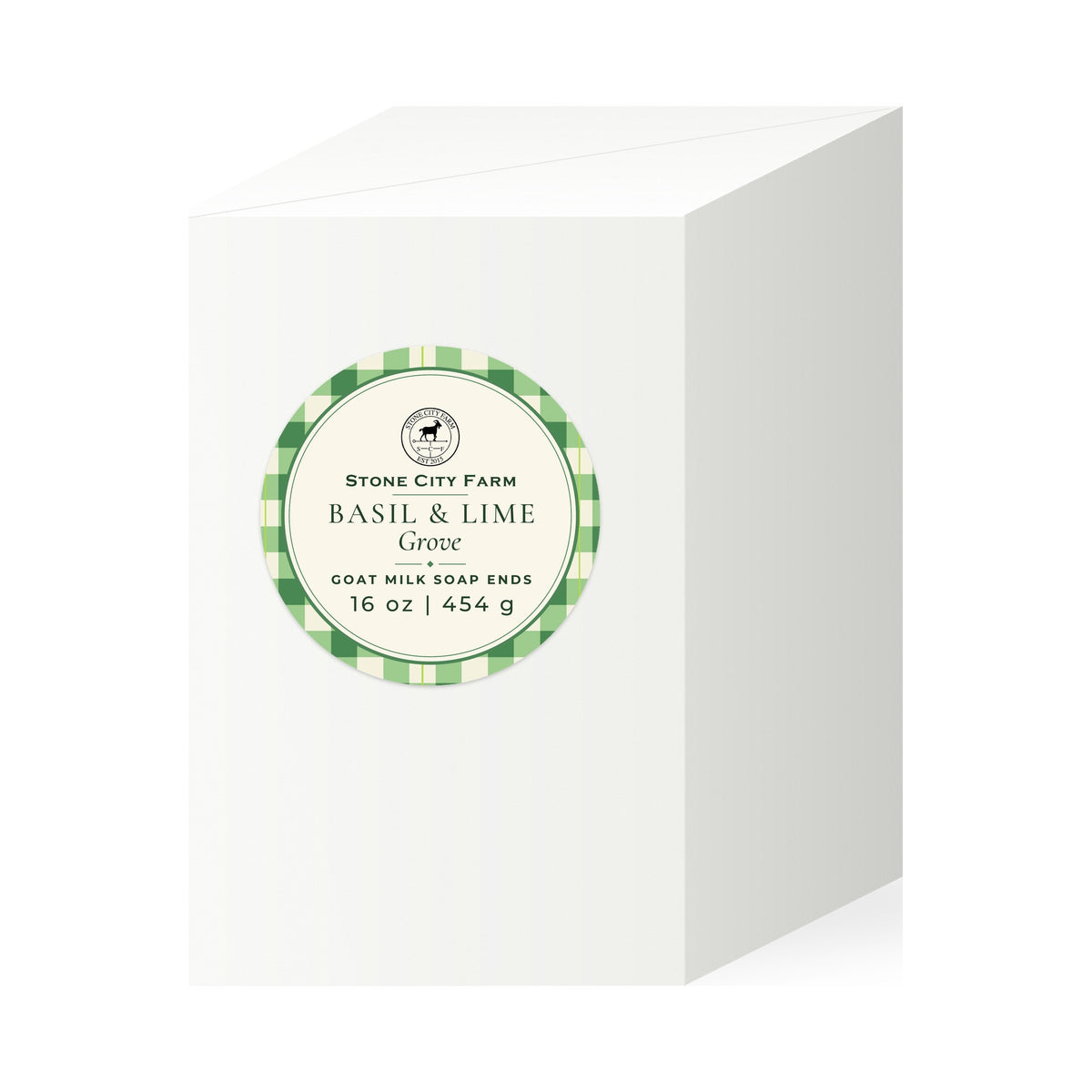 Basil and Lime Grove 1 lb Goat Milk Soap Box | Stone City Farm