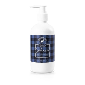 Cashmere goat milk lotion, 8 fl oz pump bottle