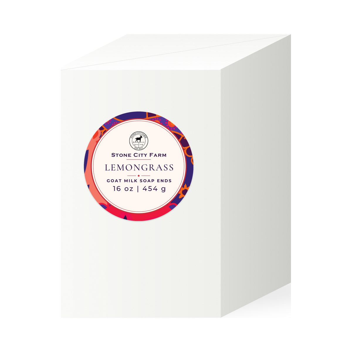 Lemongrass 1 lb Goat Milk Soap Box | Stone City Farm