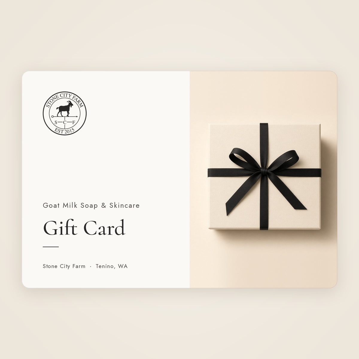 Stone City Farm Gift Card